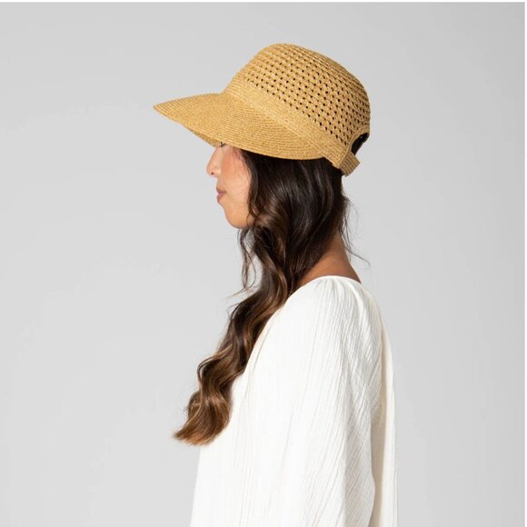 SAN DIEGO HAT Face Saver Cap UBM4481OSXBK Adjustable in Toast - Picture 10 of 12